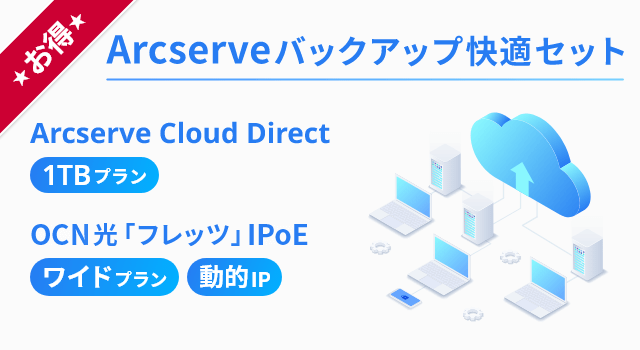 Arcserveバックアップ快適セット（1TB）
